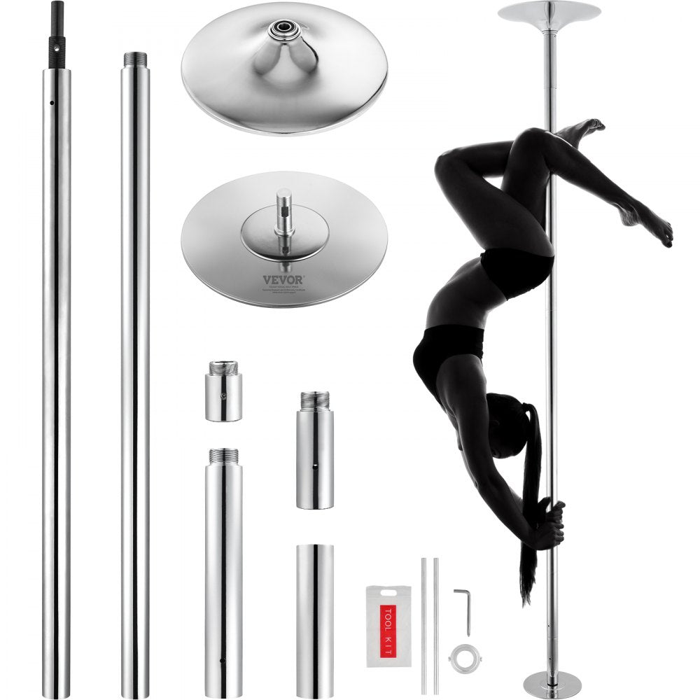 HM-590 - Adjustable 45mm Stainless Steel Dance Pole for All Skill Levels