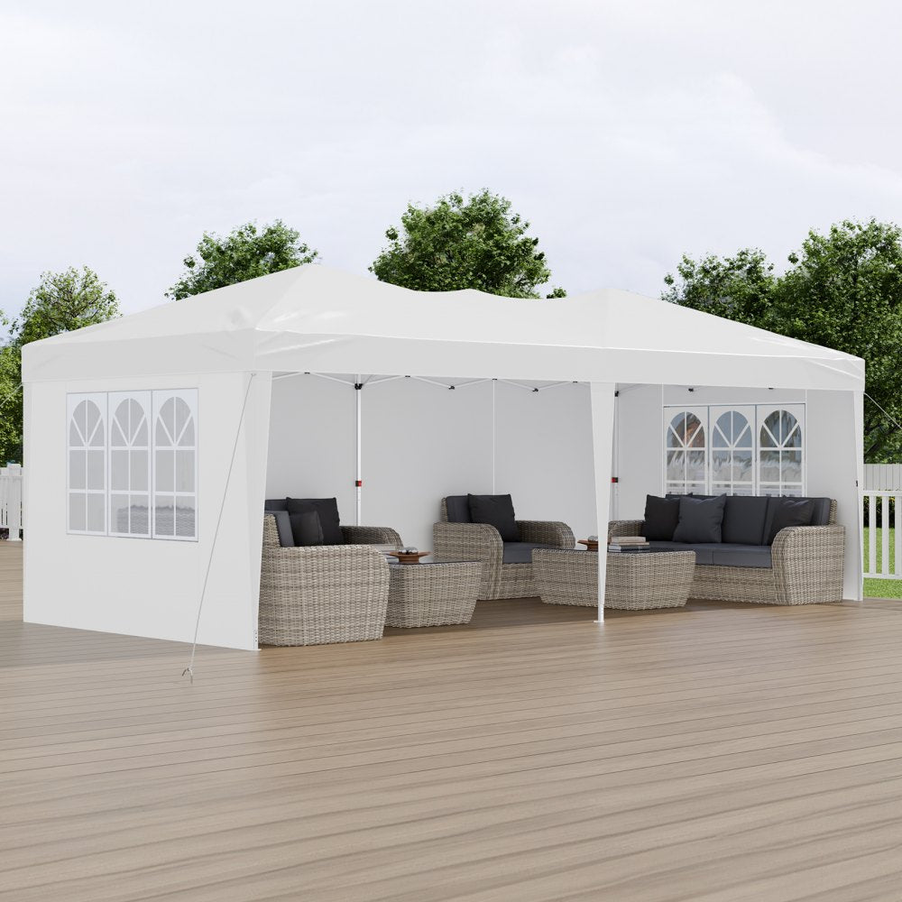 ZYP-3X6 - 10' x 20' Sturdy Canopy with Sidewalls for Outdoor Events