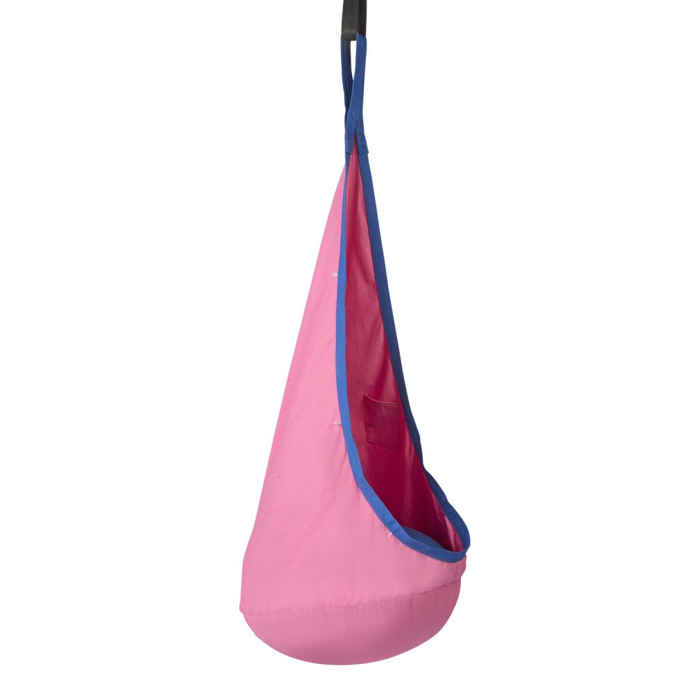 LYY009 - Cozy Cotton Kids Pod Swing Seat with Inflatable Cushion