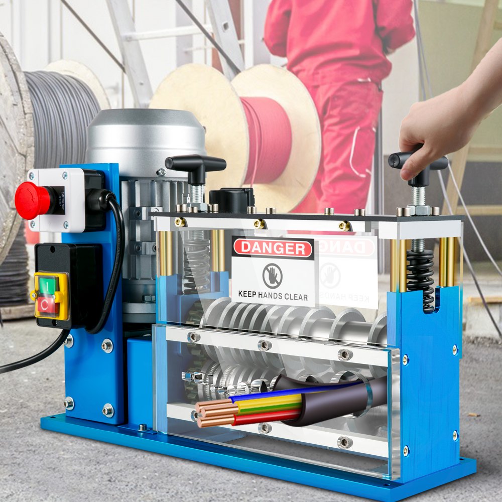 SMS-038 - Powerful Copper Wire Stripping Machine, 0.06-1.5" Capacity