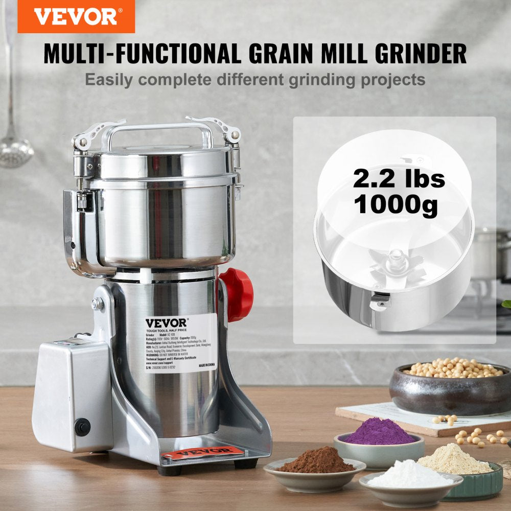 XZ-8B - High-Speed Grain Mill Grinder for Spices & Cereals