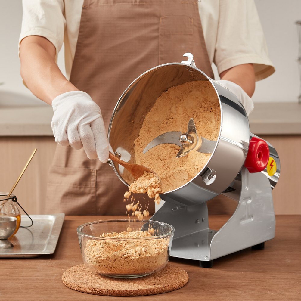 HC-2000Y - 2000g High-Speed Spice Grinder with Adjustable Timer and Swing Design