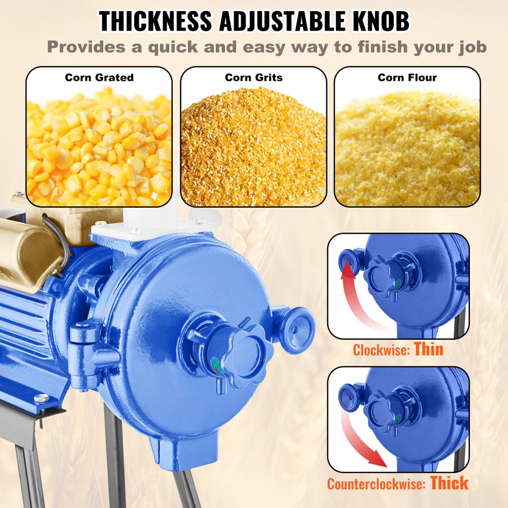GM-001 - 3000W Electric Grain Mill for Fine Flour Grinding