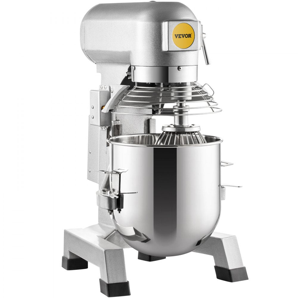B15B - 15Qt Stainless Steel Commercial Mixer with Timer and 500W Motor