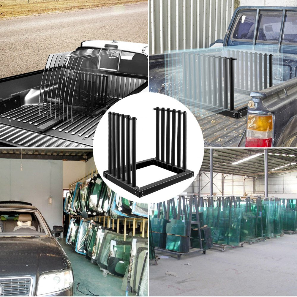 010388588224 - Heavy-Duty 5-Lite Truck Windshield Rack with Foam Protection