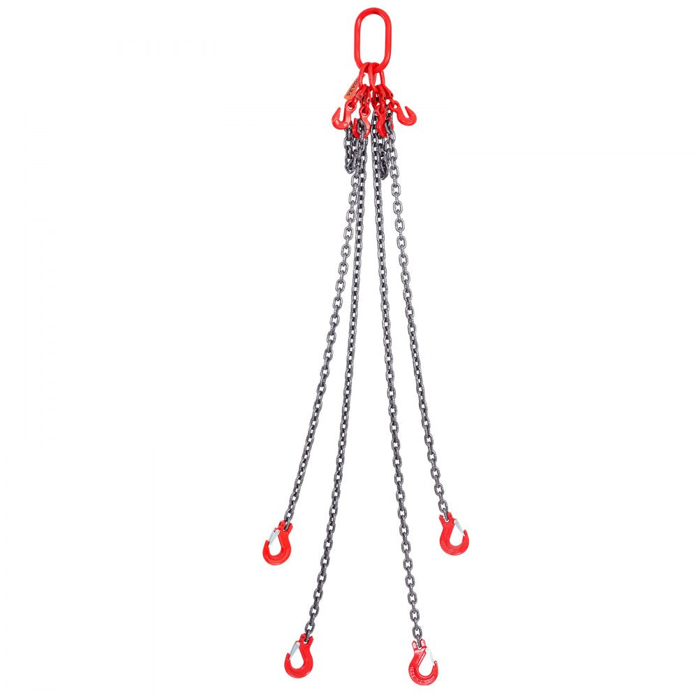 010796722797 - VEVOR 5' Chain Sling, 11,000 lbs Capacity, Adjustable Length