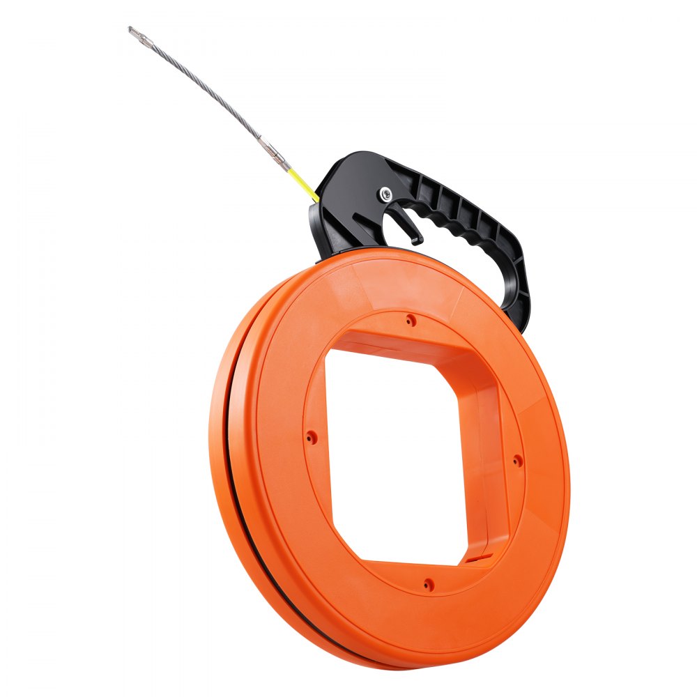 LFT01 - 100ft Fish Tape Puller with Nickel-Plated Steel Head