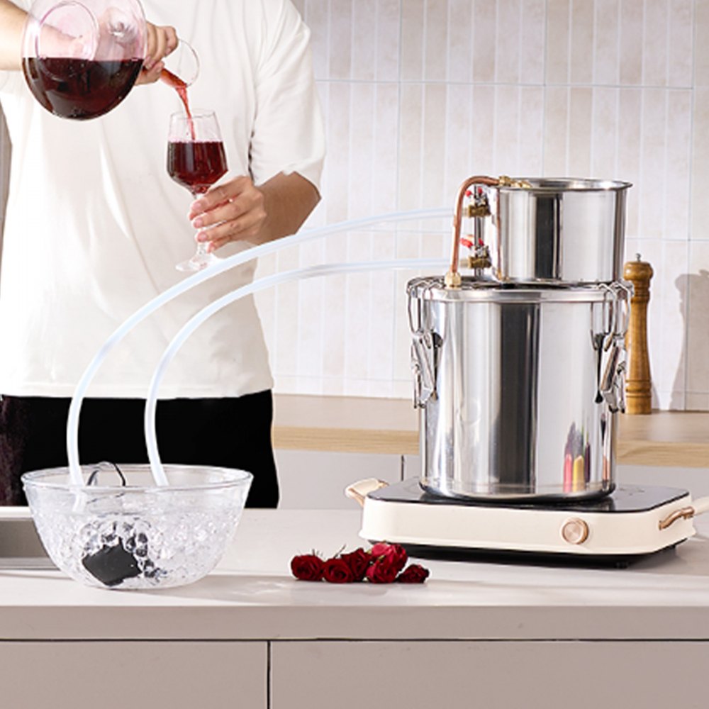 STDB-10L-U - 3 Gal Stainless Steel Distillation Kit with Cooling System