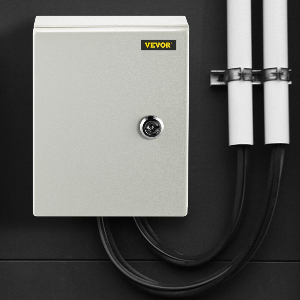 SPT - Waterproof NEMA Steel Enclosure - 10"x8"x6", Durable Carbon Steel