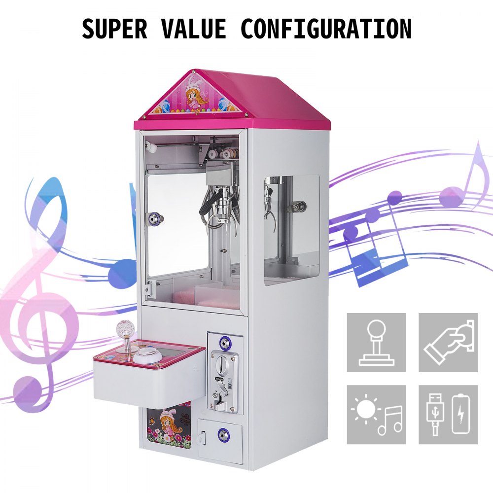 010339626133 - LED Mini Claw Crane for Home Entertainment with 150W Power