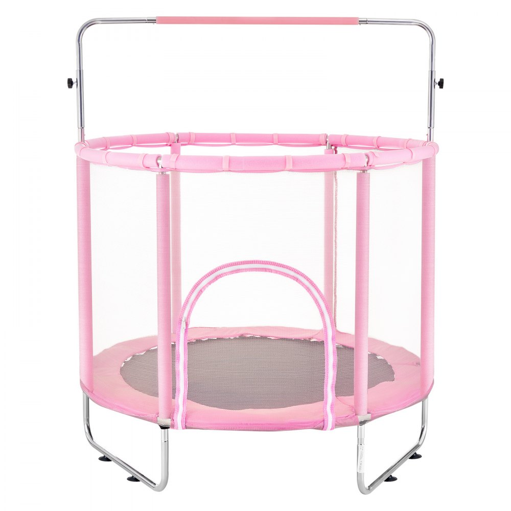 TX-B7110-55in - 55" Kids Trampoline with Safety Net & Adjustable Heights