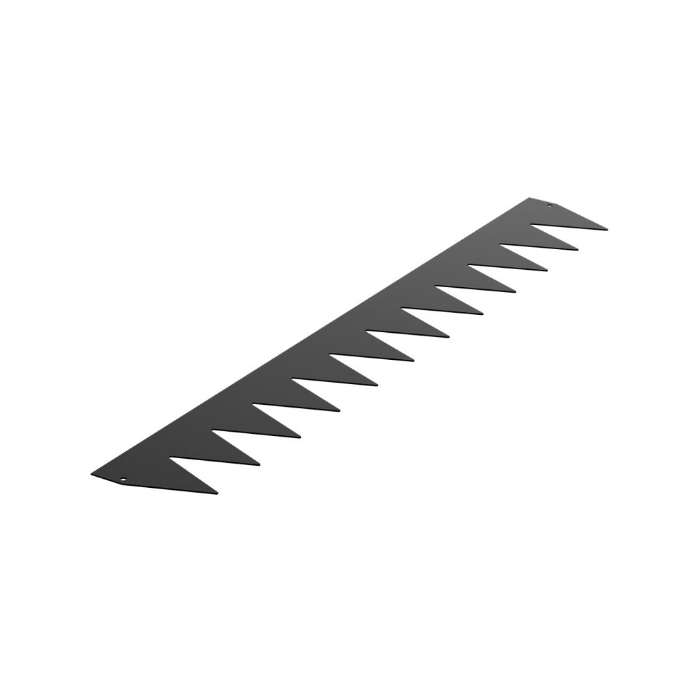 ZY-40X6-4Black - 40x6 in Galvanized Steel Landscape Edging, Rust-Resistant