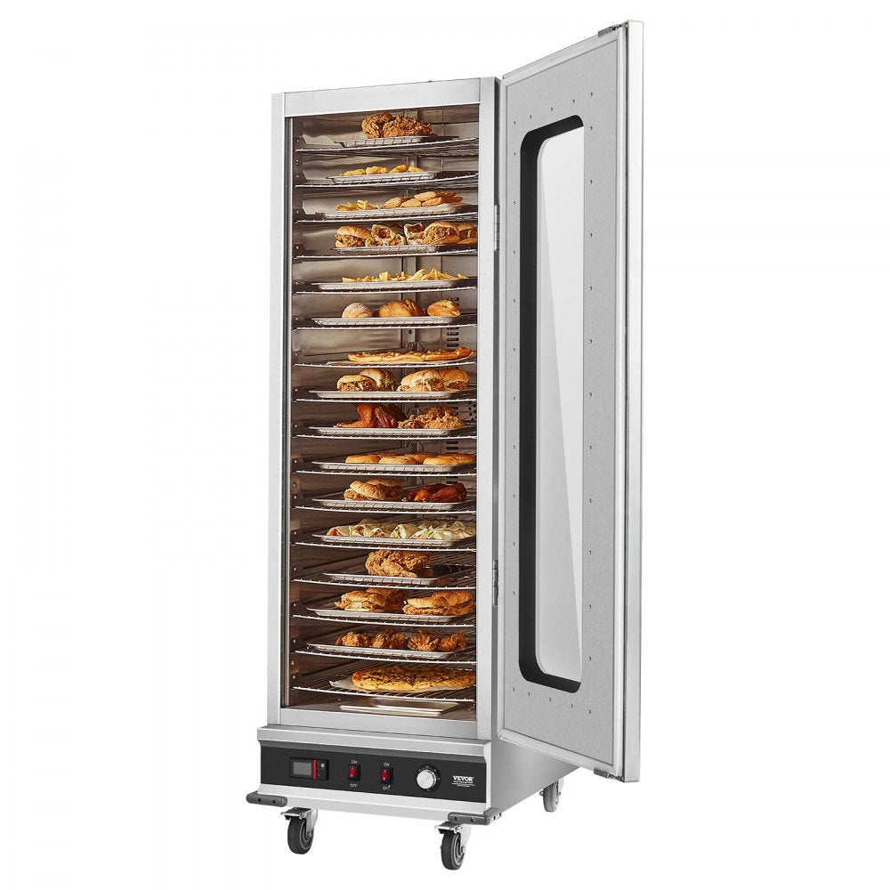 FWHB-1/1GN-5-KS - 16-Tier Food Warmer with Adjustable Shelves, 80℉-177℉ Range