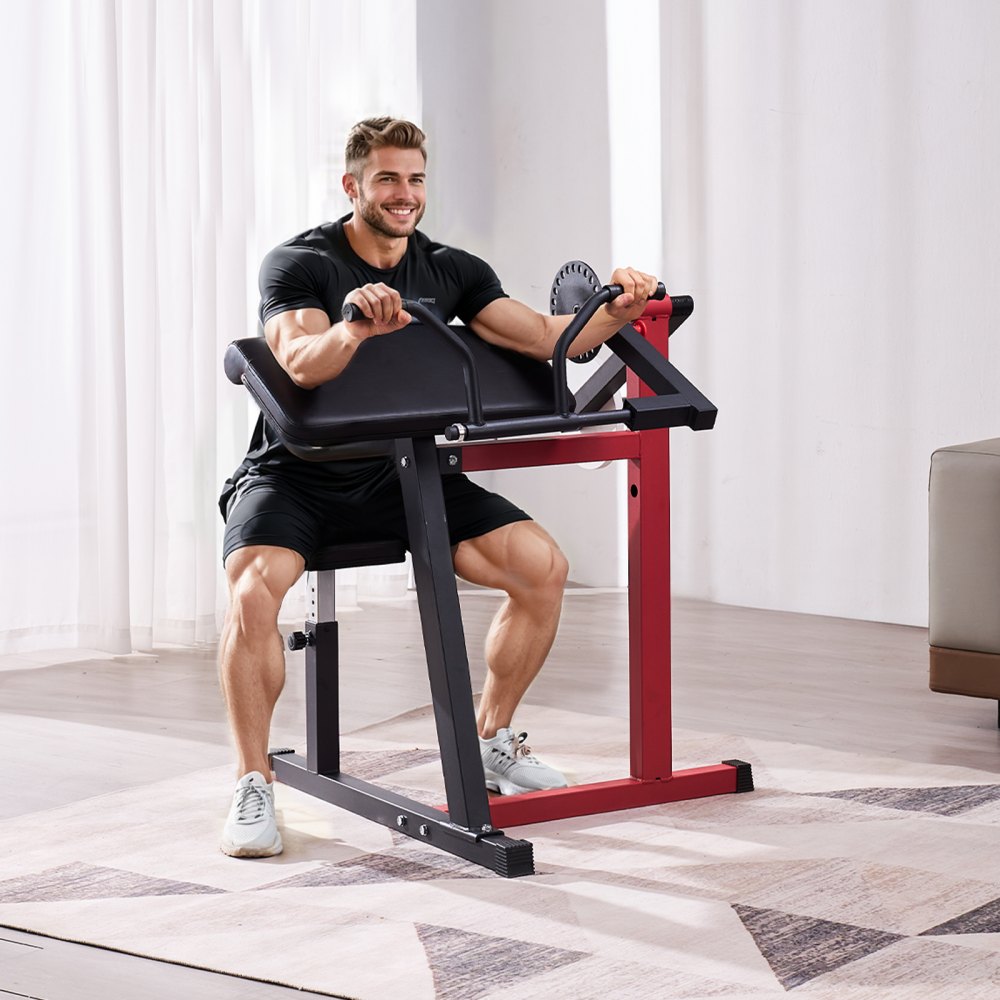 MSY1 - Adjustable 2-in-1 Bicep & Tricep Curl Machine with 165lbs Capacity