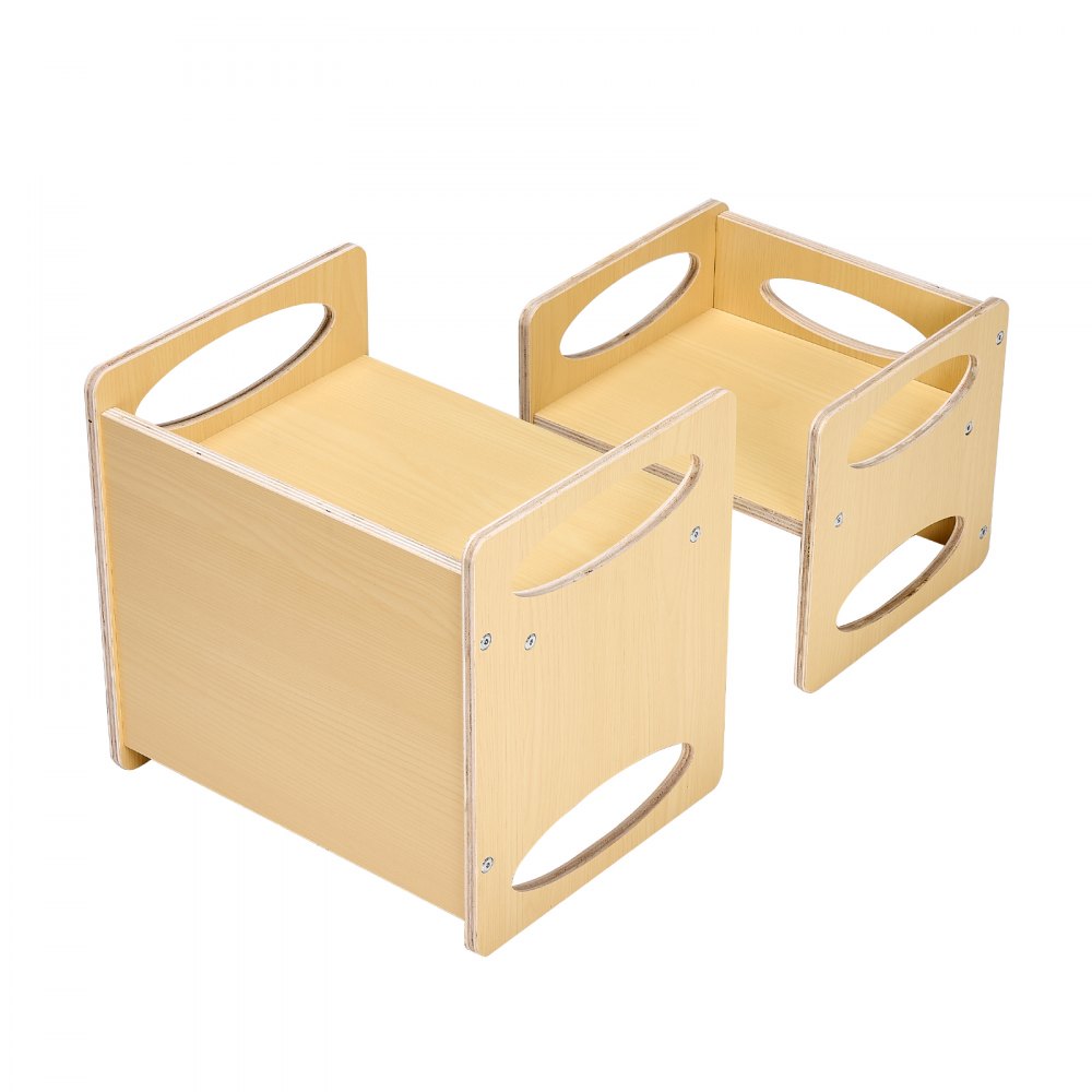 SYD03 - Durable Montessori Table & Chair Set, 15"x12" & Adjustable Heights