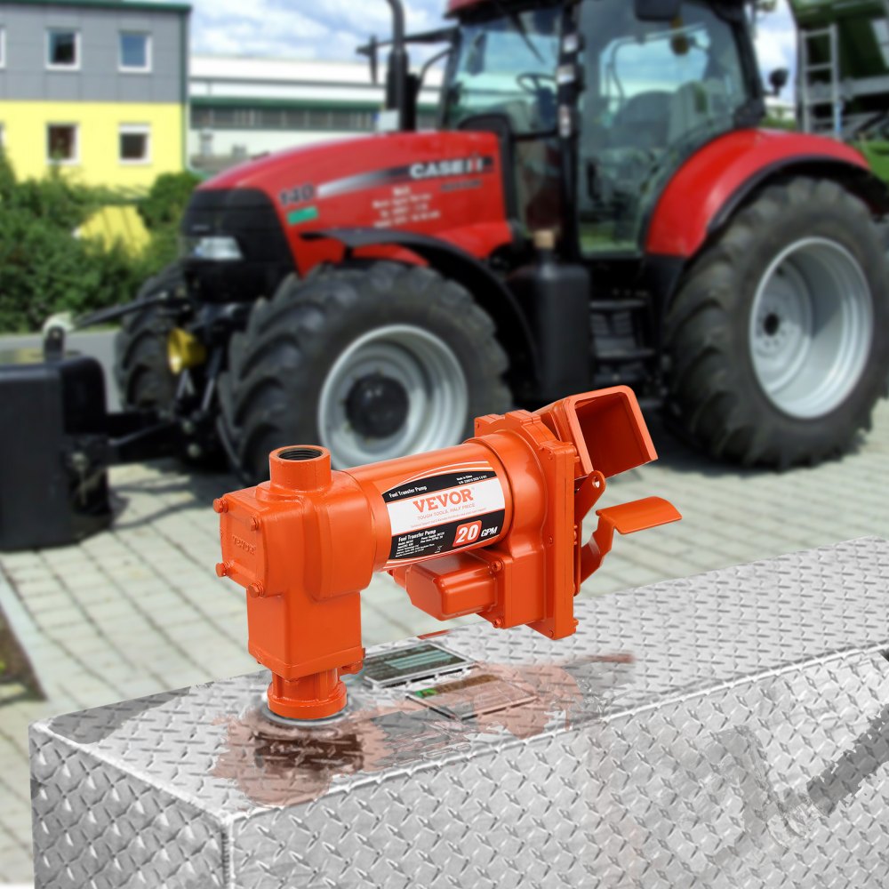 EX56-12 - 12V DC Fuel Transfer Pump, 20 GPM, Aluminum Casing