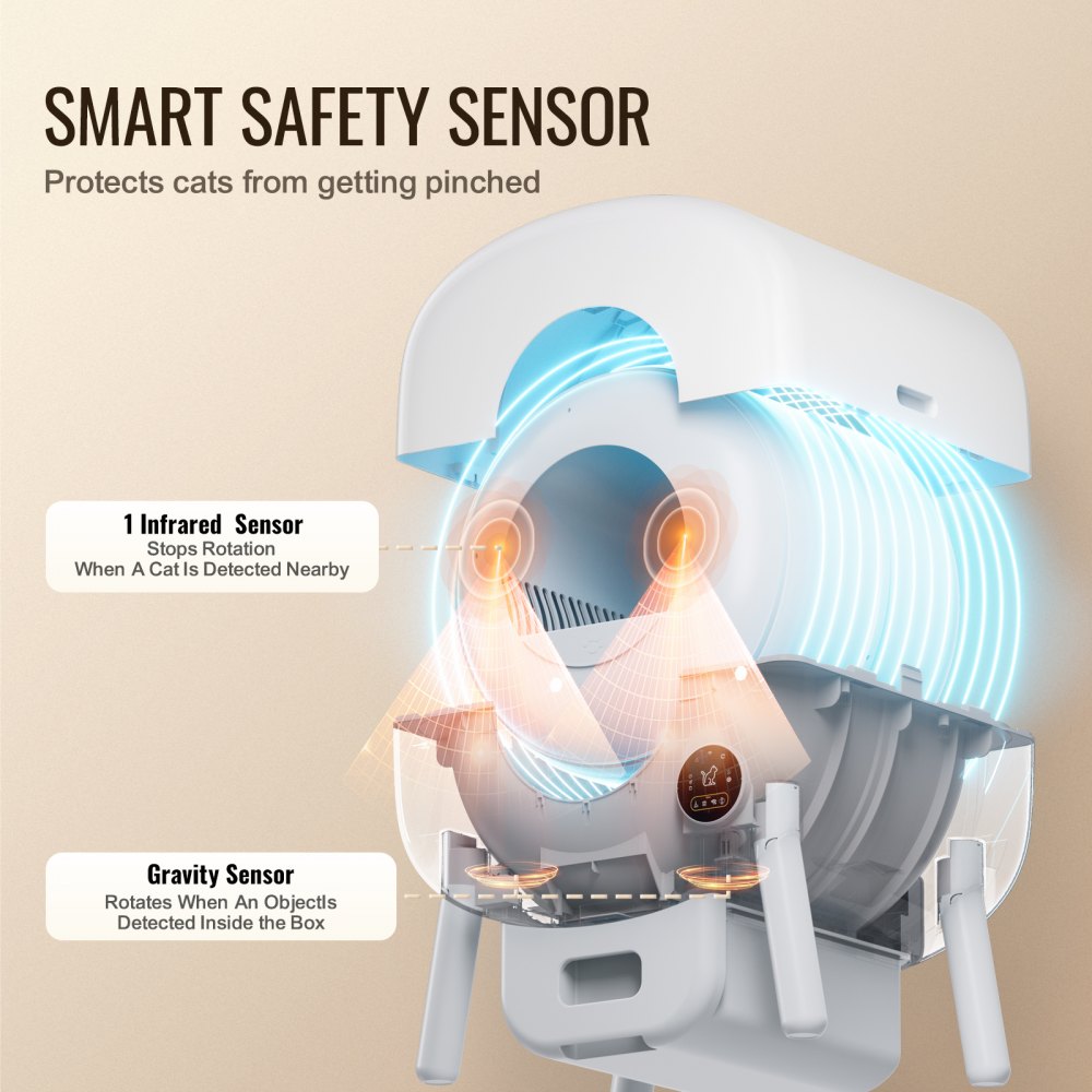 CATBOX-NEO-B - 76L Smart Self-Cleaning Cat Litter Box with Odor Control