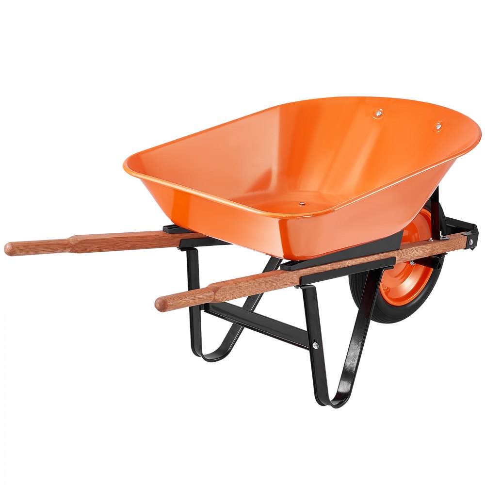 WB-1000 - Ergonomic Garden Cart with 16-Inch Wheel & 265 lbs Load Capacity