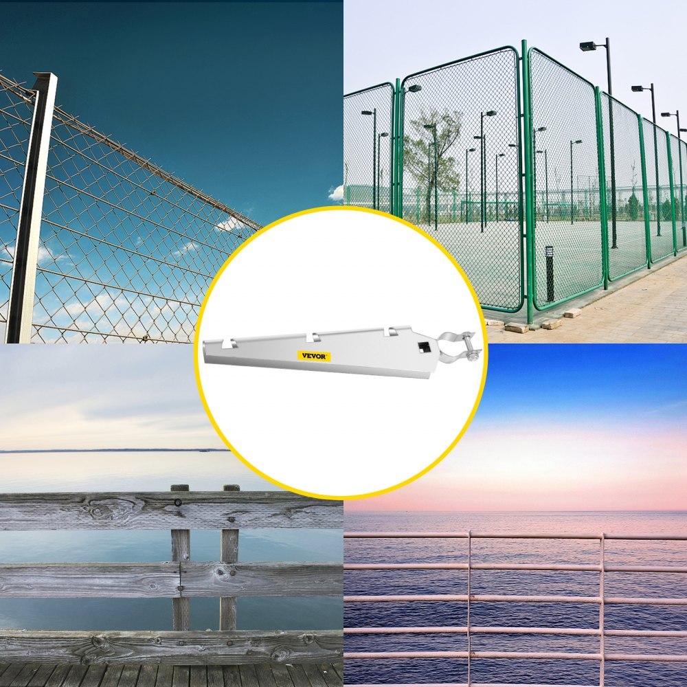 010158204762 - Galvanized Barbed Wire Arm Set of 10 for Fence Height