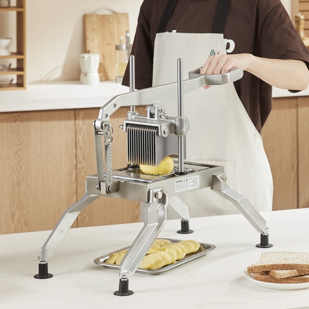 AY460-2 - 420J1 Stainless Steel Vegetable Slicer for 1/4" & 1/2" Cuts
