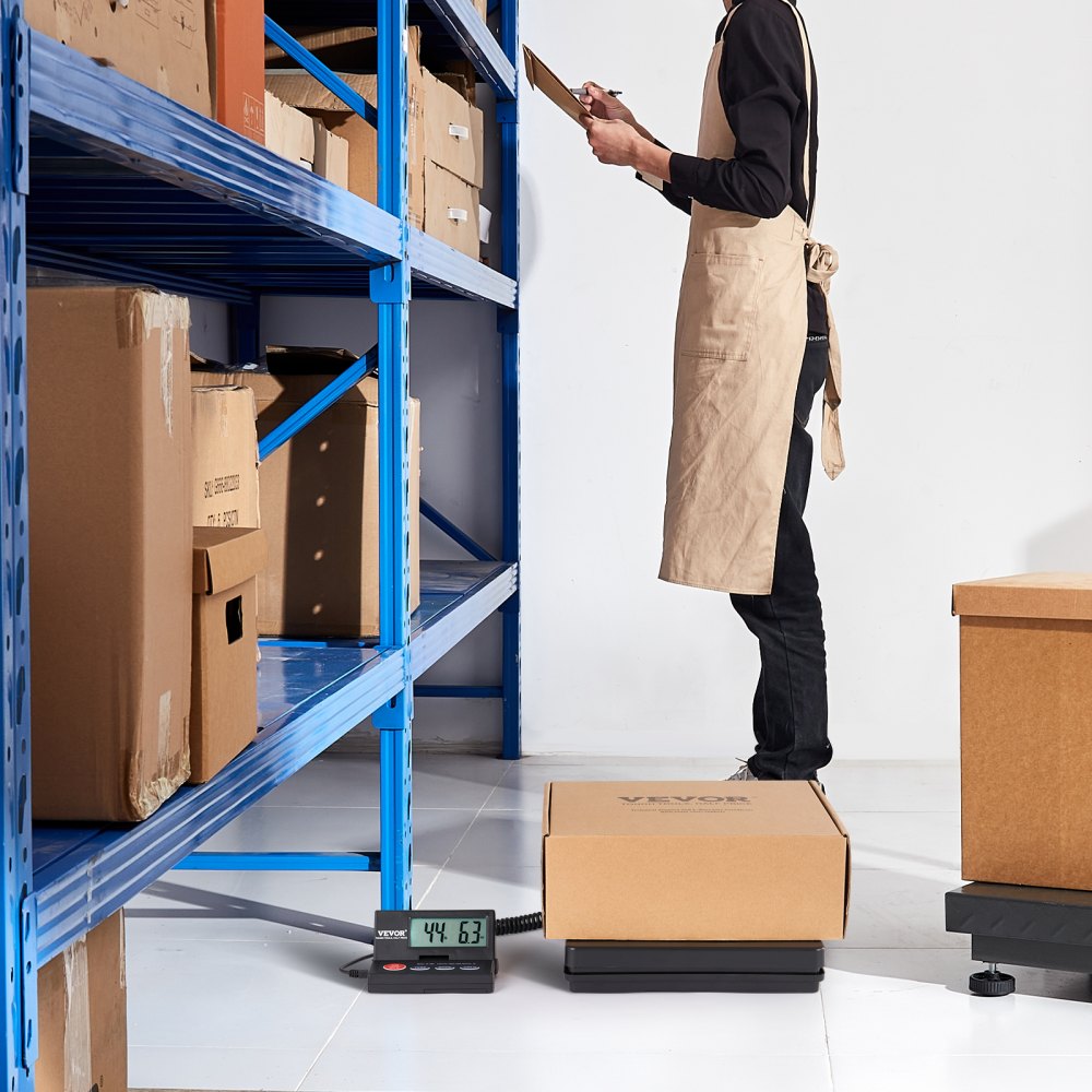 SF-890 - High Precision Digital Shipping Scale, 110lbs Capacity & Foldable LCD