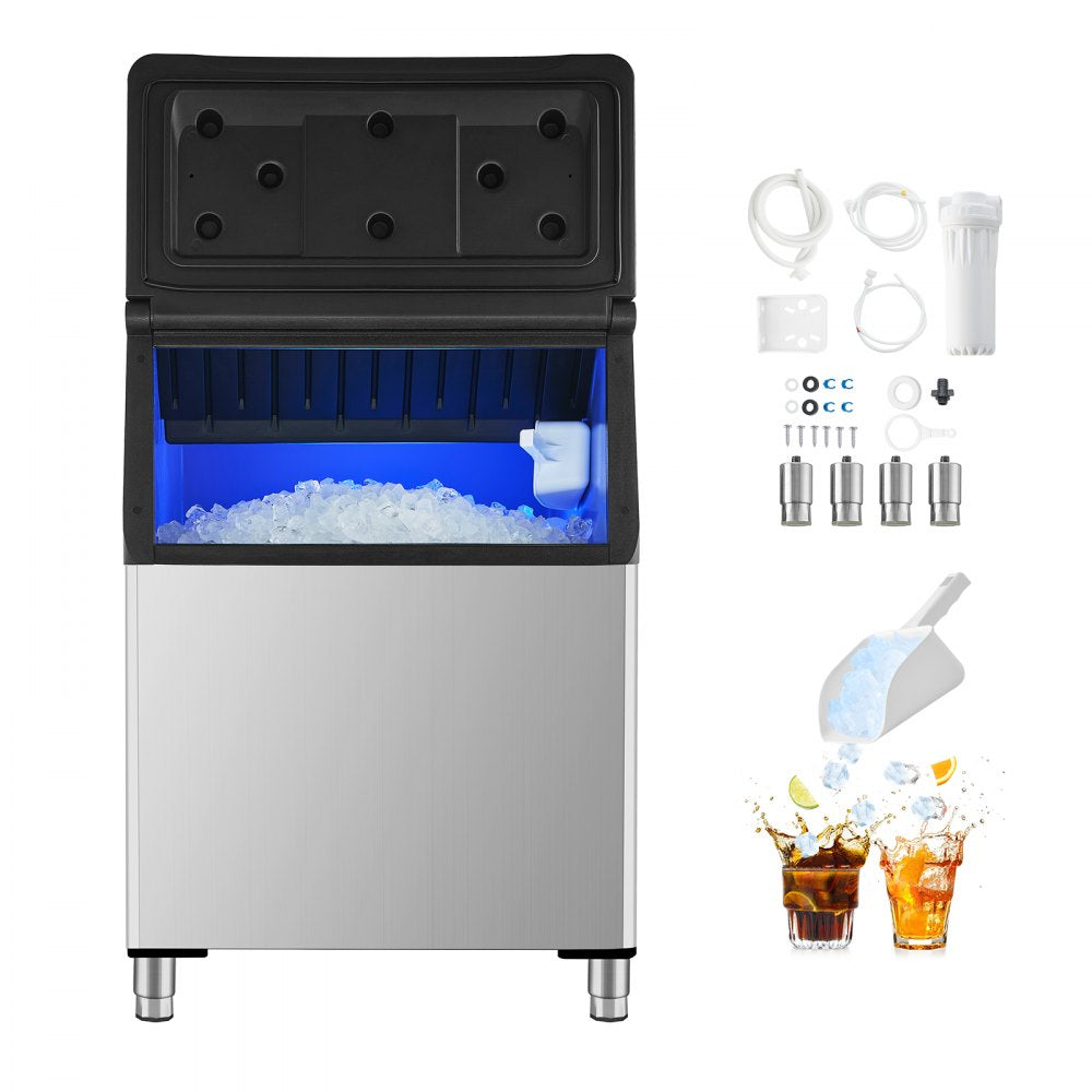 500Ib - 500 lbs VEVOR Ice Storage Bin with Water Filter & Drainage