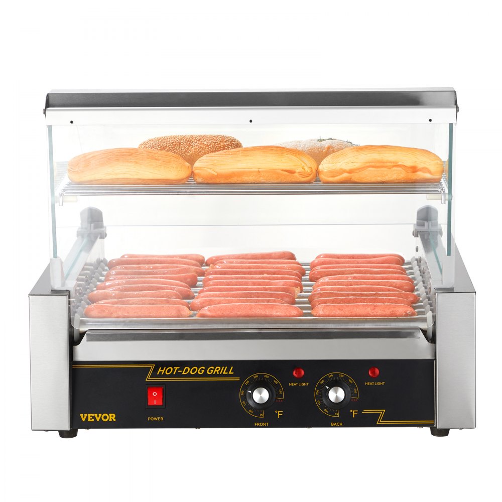 SC-11XD - Stainless Steel Hot Dog Roller Cooks 30 in 15 Minutes