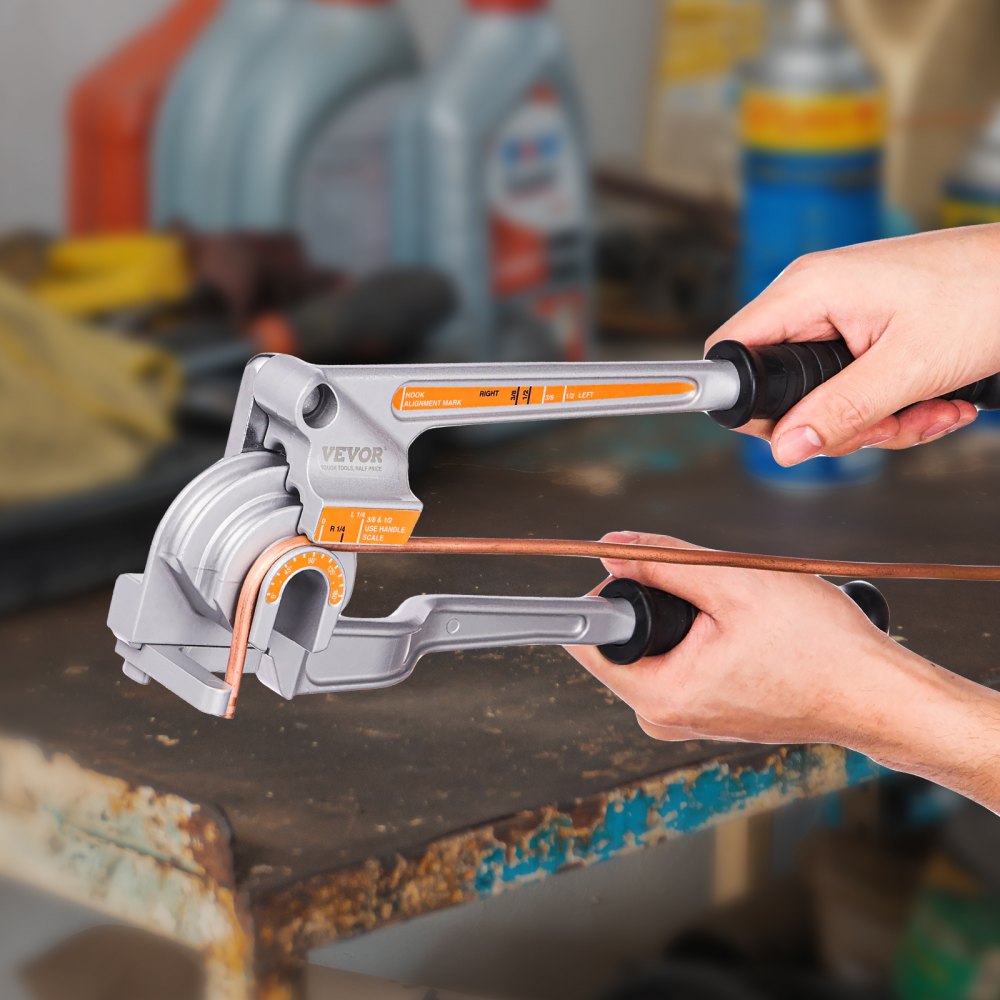 010428267596 - Durable Pipe Bender for 1/4", 3/8", 1/2" Tubing Up to 180°