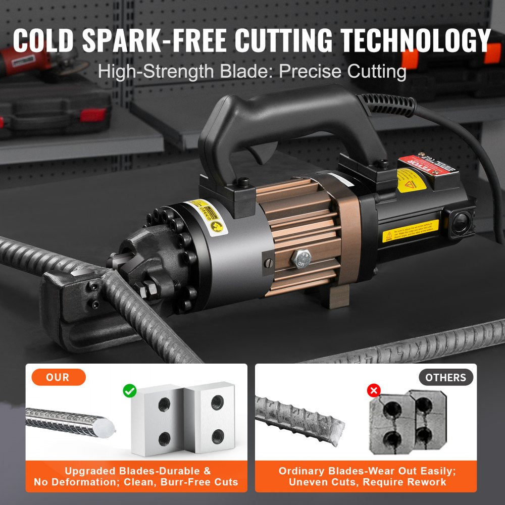 RC-22 - Electric Rebar Cutter Cuts 7/8" in 3 Seconds, Ergonomic Design