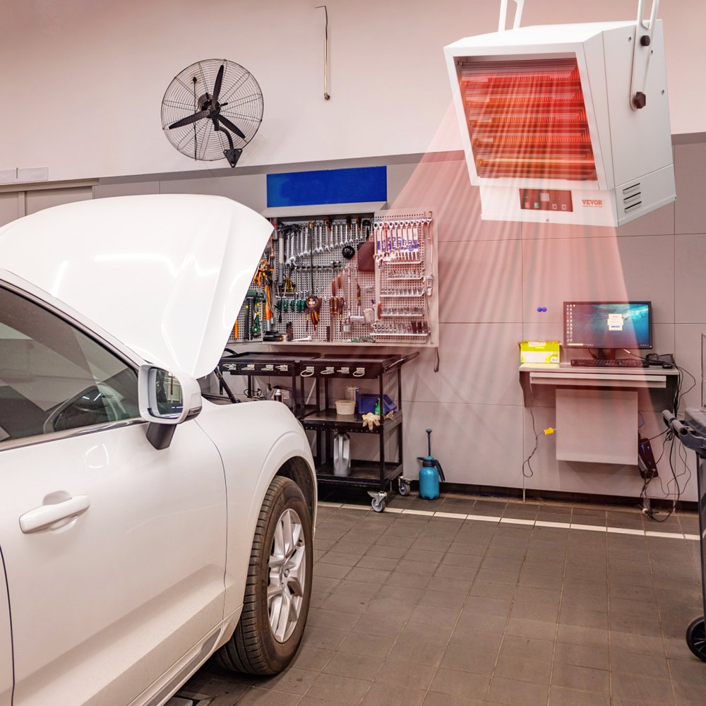 BGP2102-100R - 10000W Electric Garage Heater for 90 sq. m. Spaces