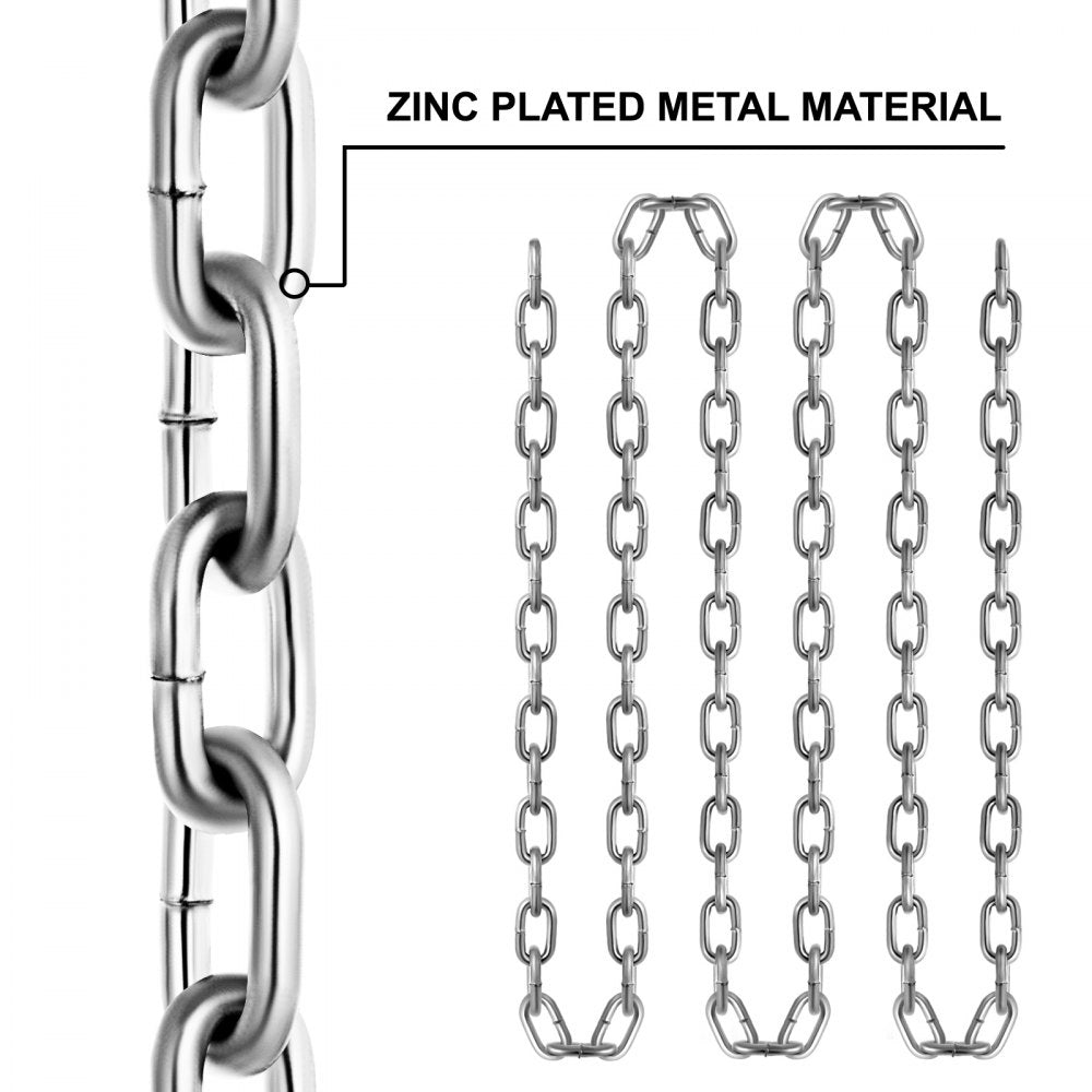 010124635488 - 5mm Heavy-Duty Proof Coil Chain for Secure Lifting & Ties