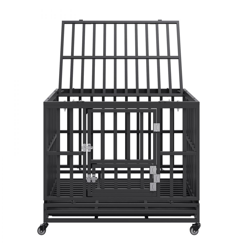 LF-QFGGL-38 - Durable Heavy-Duty Dog Crate for Medium to Large Breeds