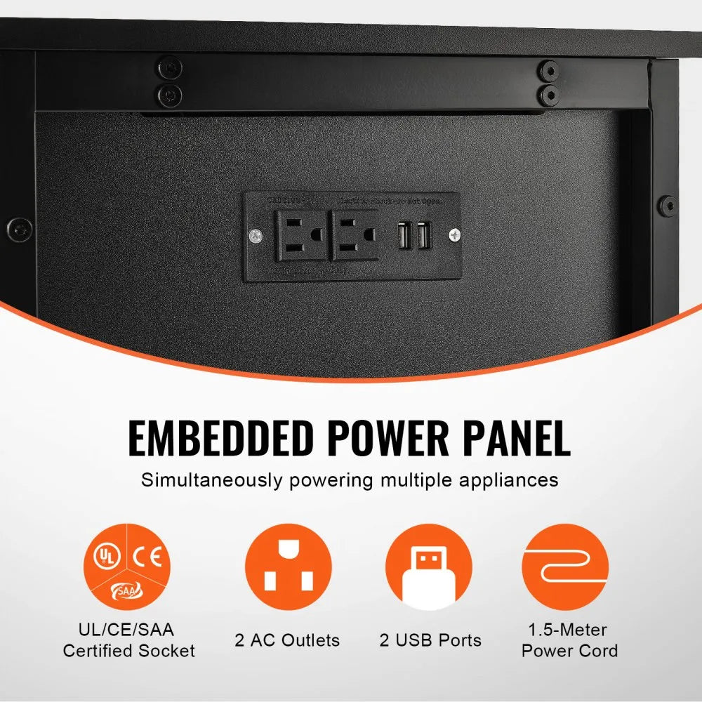 GSSU-FTS0111 - Durable 40-Gallon VEVOR Fish Tank Stand with Power Outlet