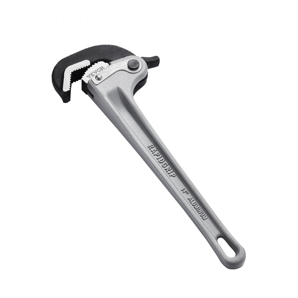 TD0520 14" - Lightweight Aluminum Pipe Wrench with Automatic Jaw Adjustment