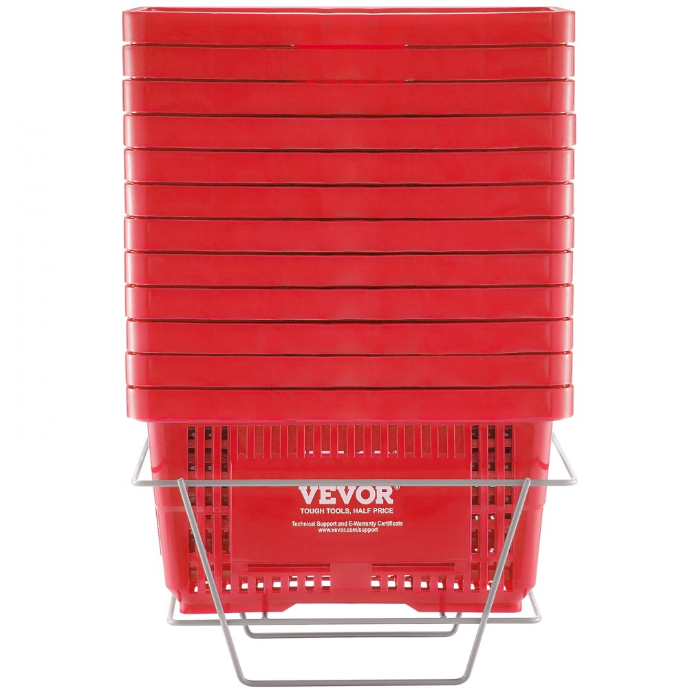 LB-B005-2 - Durable 24L Shopping Basket, 16.73 x 11.61 x 8.86 inch