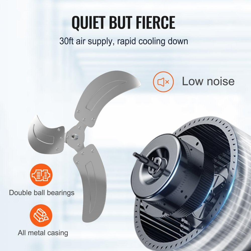 BT-WL20A - 20" Quiet Wall Mount Fan with 3 Speed Settings