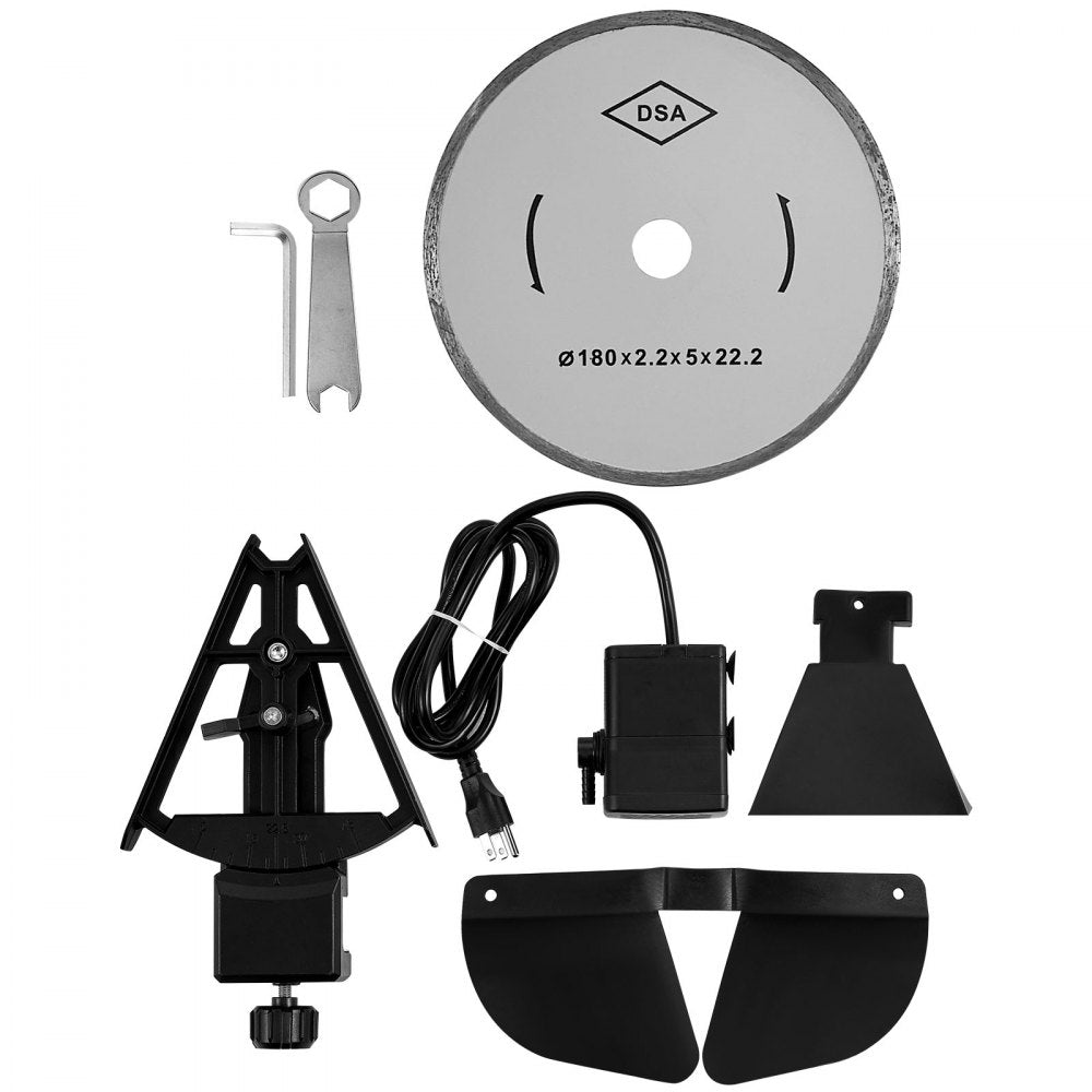 TC250Ⅵ-Ⅰ - 10-Inch VEVOR Wet Tile Saw with Adjustable Angle & Stand