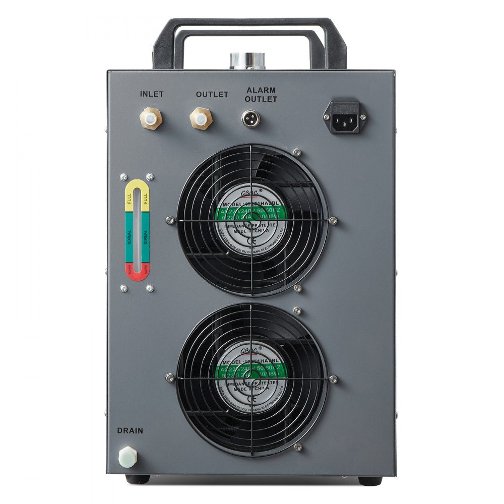 CW5200 - Compact 7L Water Chiller for CO2 Lasers, Quiet Operation