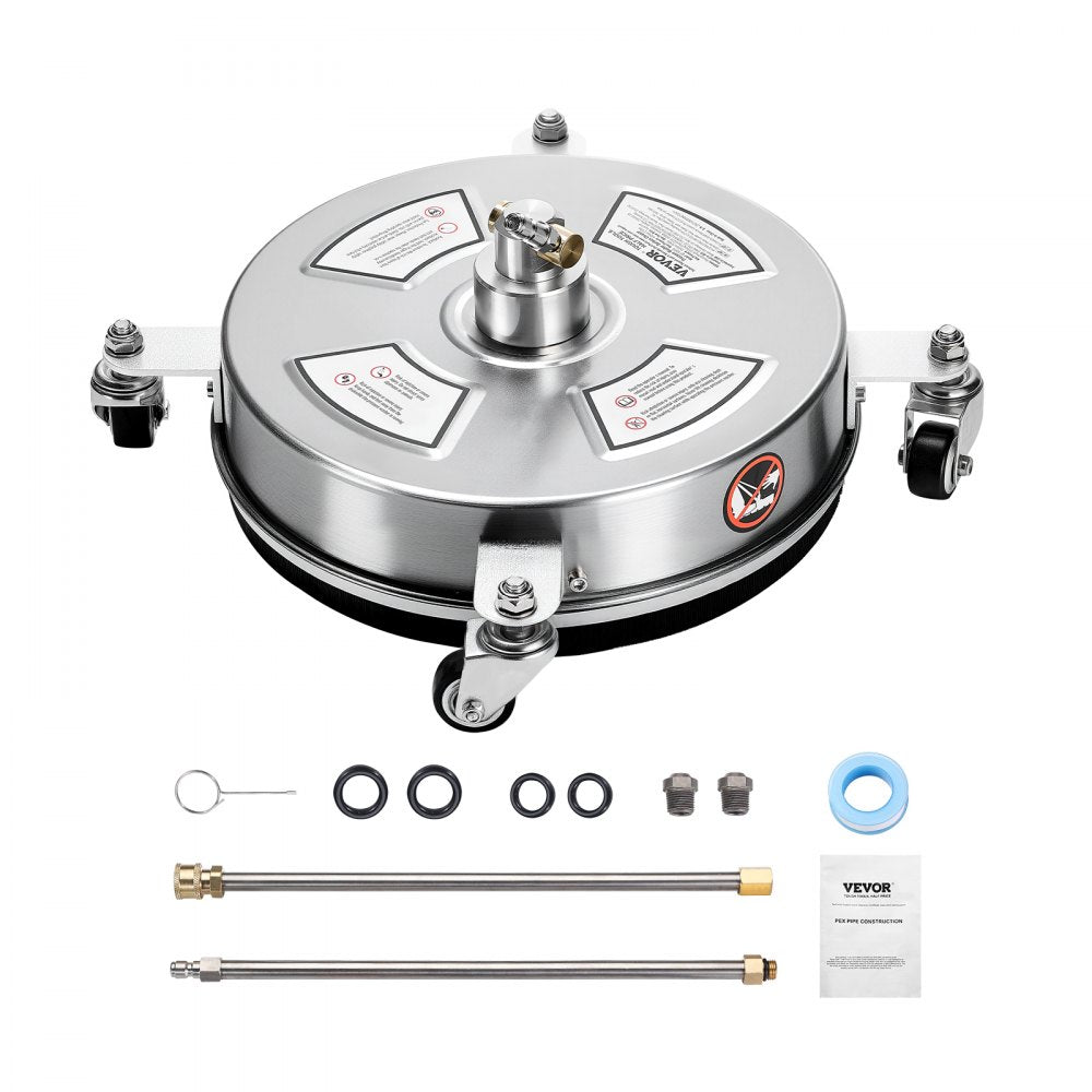 QD-XDP09 - 14" Pressure Washer Surface Cleaner with 360° Rotating Nozzles