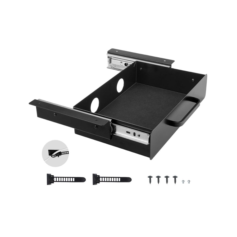 CT-1 - Durable 3" Under-Desk Organizer with Smooth Sliding Drawers