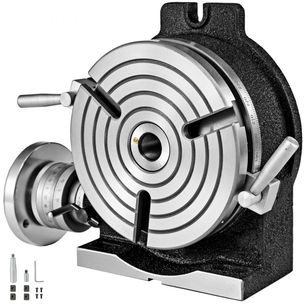 010769683652 - 8" VEVOR Rotary Table for Precision Milling & Boring