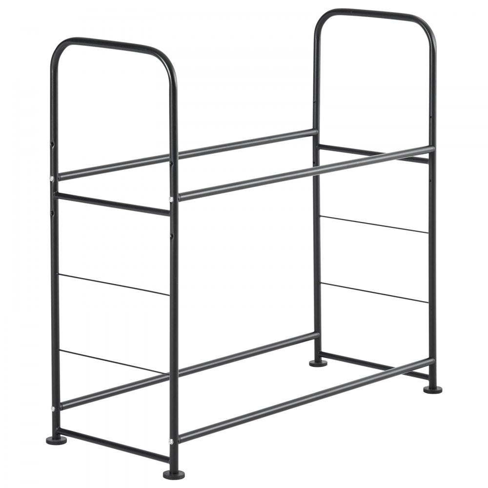 LX060 - Heavy-Duty Tire Storage Rack for 8 Tires with Dust Cover