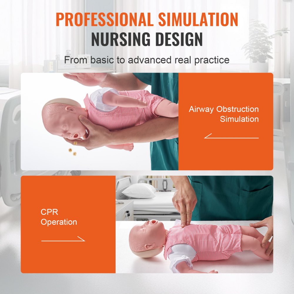 LD-J140 - VEVOR Durable Infant Manikin for Airway & CPR Training