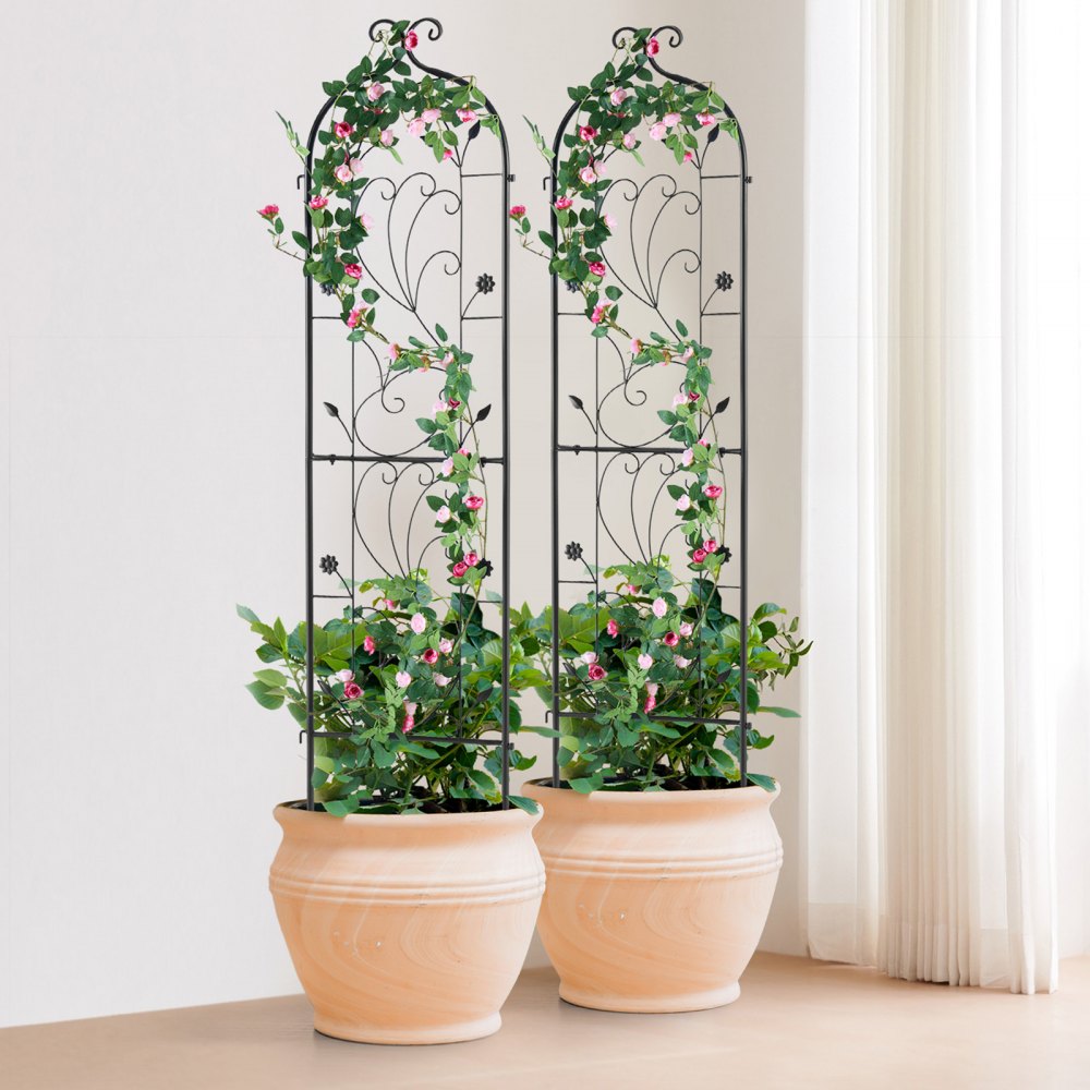 TFHPJ38152-2 - Durable 60x15in Metal Trellis for Climbing Plants & Garden Art