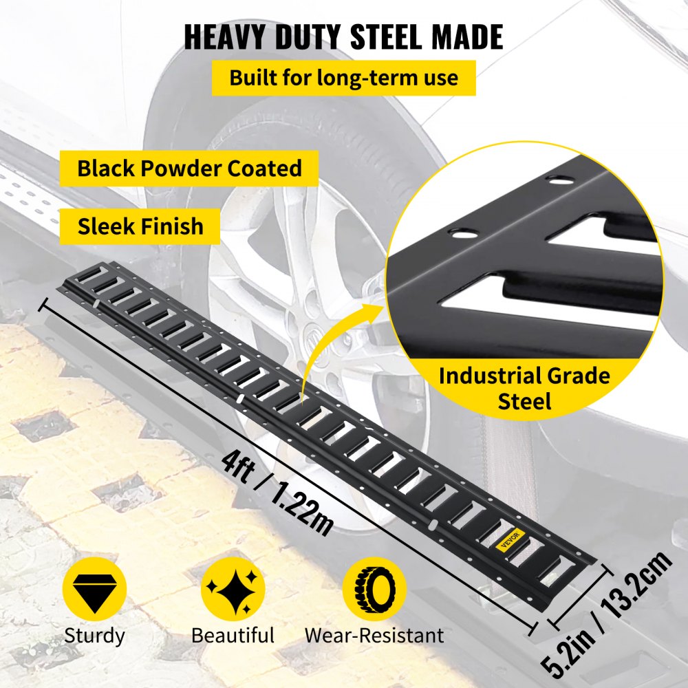VV-ET-TD44 - 4FT Heavy-Duty Steel E-Track Tie-Down Rail System