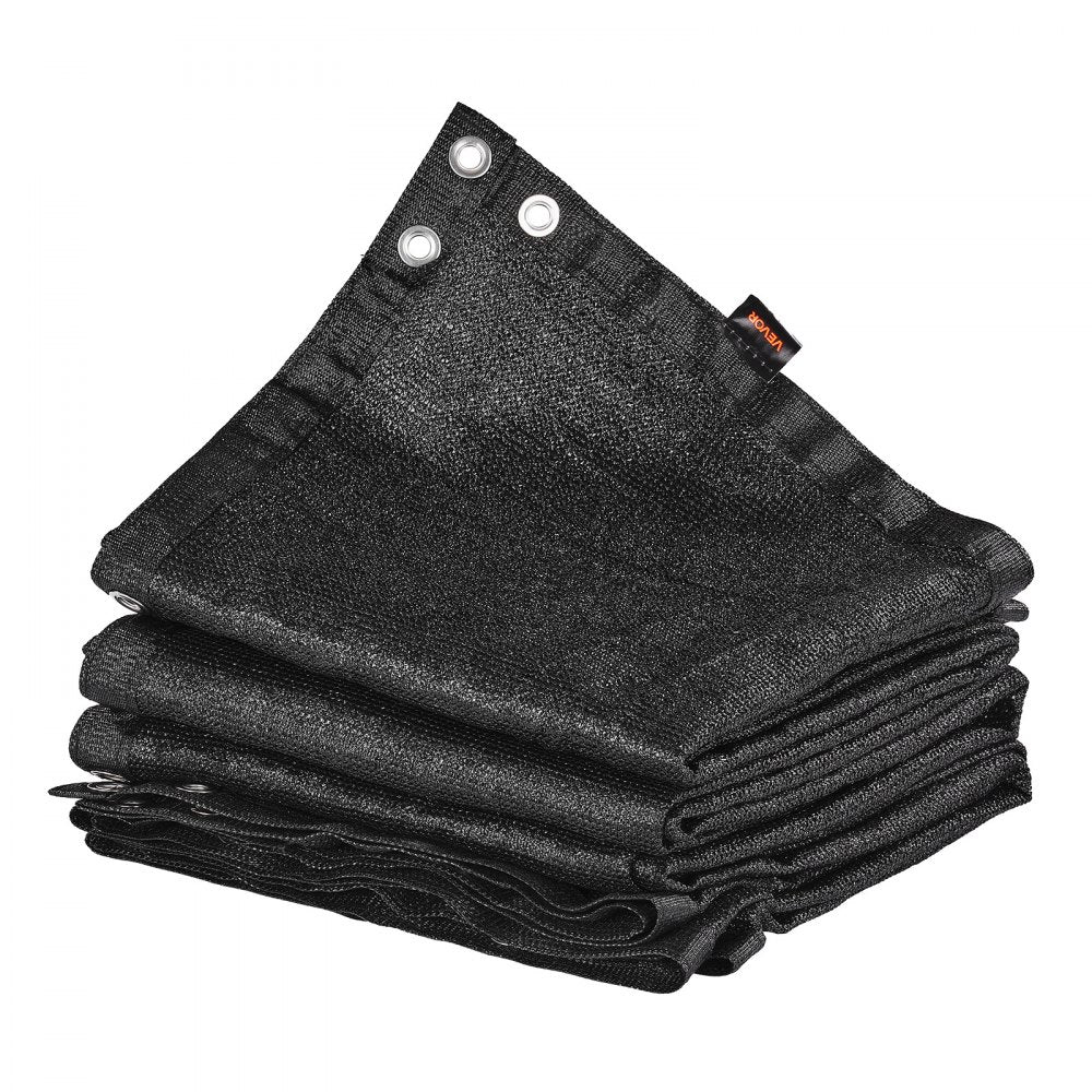 SSZGB-04 - Durable 10x10 ft HDPE Sun Shade Cloth with Custom Installation Kit