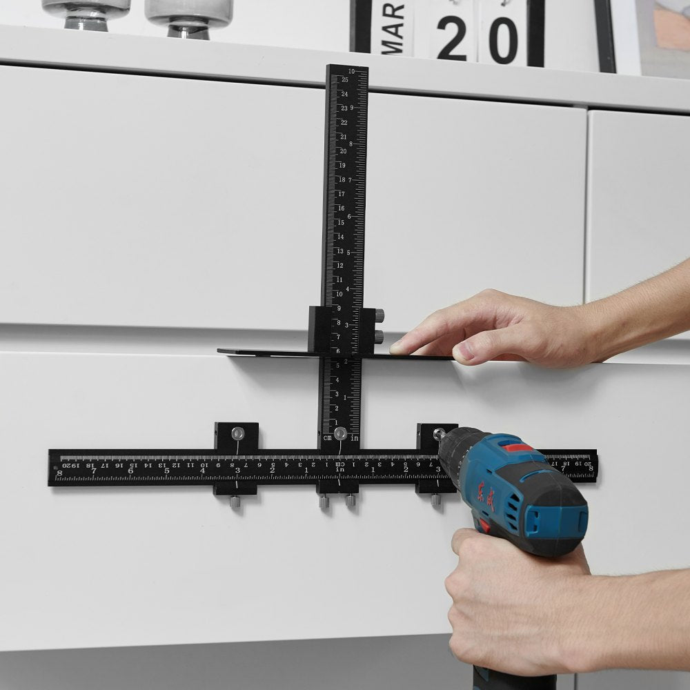 XRSS2305 - Lightweight Aluminum Cabinet Hardware Jig for Precise Installations