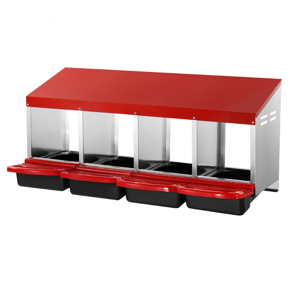 EB-004 - Durable Galvanized Steel Chicken Nest Box with Inclined Design