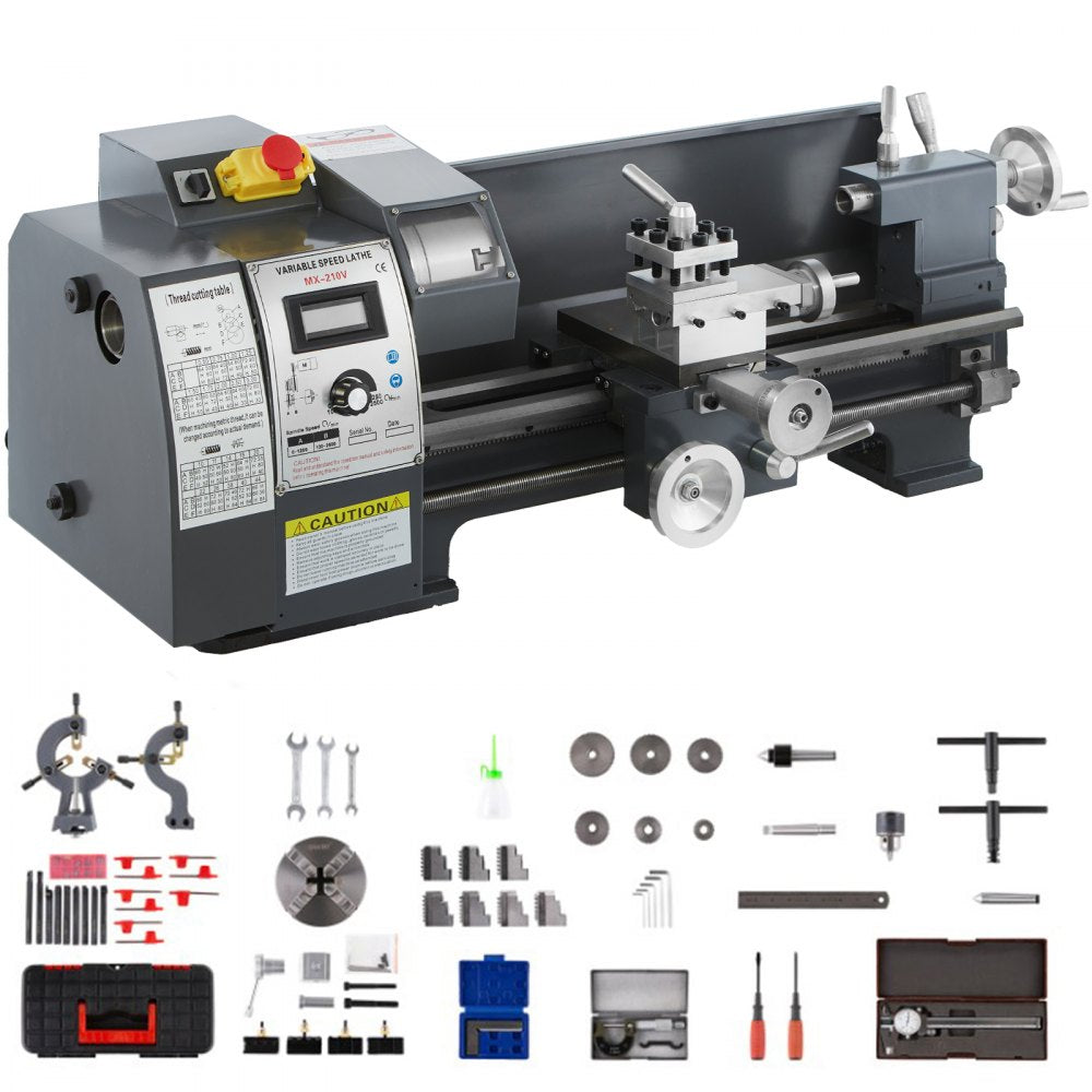 010254965537 - 8" x 16" Precision Mini Lathe with 1100W Motor