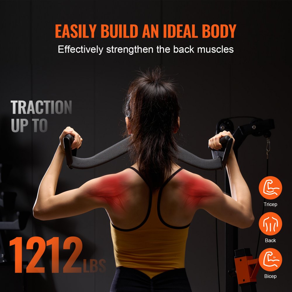 TSZW-6# - Heavy-Duty LAT Pulldown Bar with Ergonomic Grip